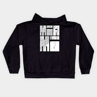 Miami, Thailand City Map Typography - Light Kids Hoodie